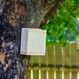 Underneath Bird Feeder, EZ Fill upside down suet feeder, suet cake holder for clinger birds. Starling, squirrel & bully bird resistant